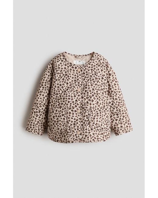 H&M Natural Quilted Jacket
