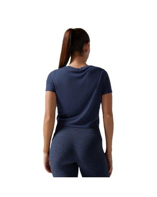 Tavi Blue Ribbed Tee