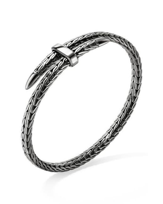 John Hardy Black Spear Pavé Flex Cuff for men