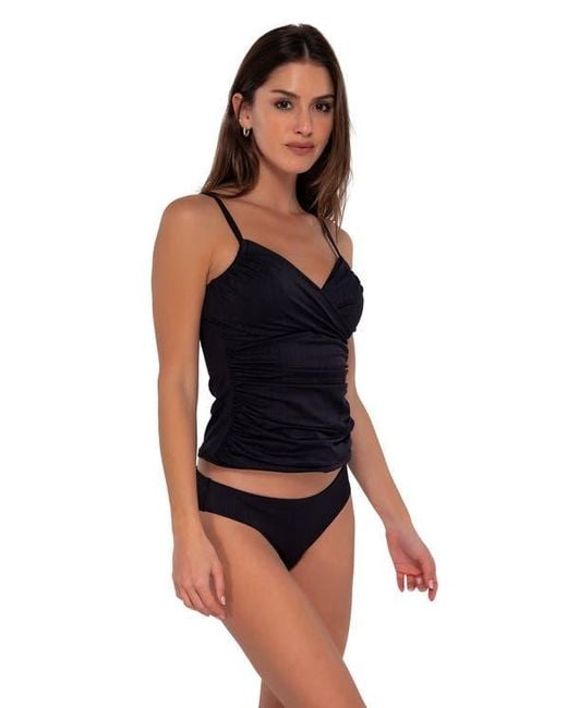 Sunsets Black Simone Tankini Swimsuit Top