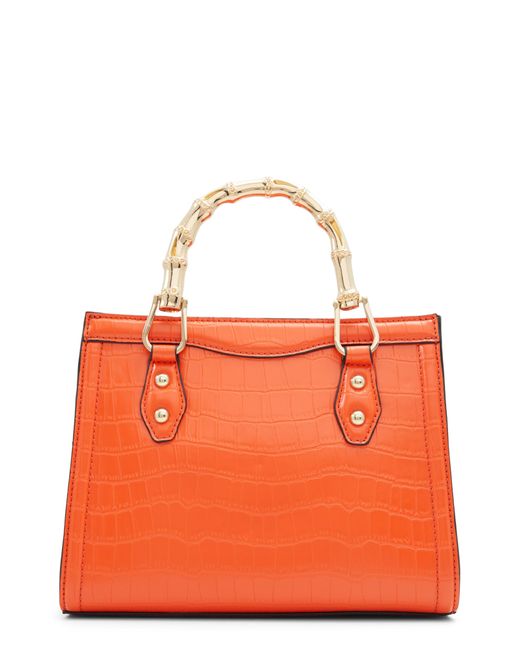 ALDO Drinna Faux Leather Crossbody Bag in Orange | Lyst