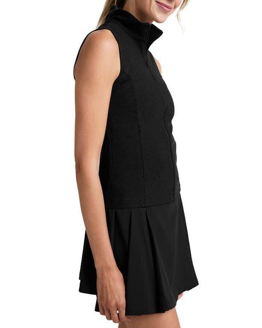 Beyond Yoga Black Venice Zip Vest