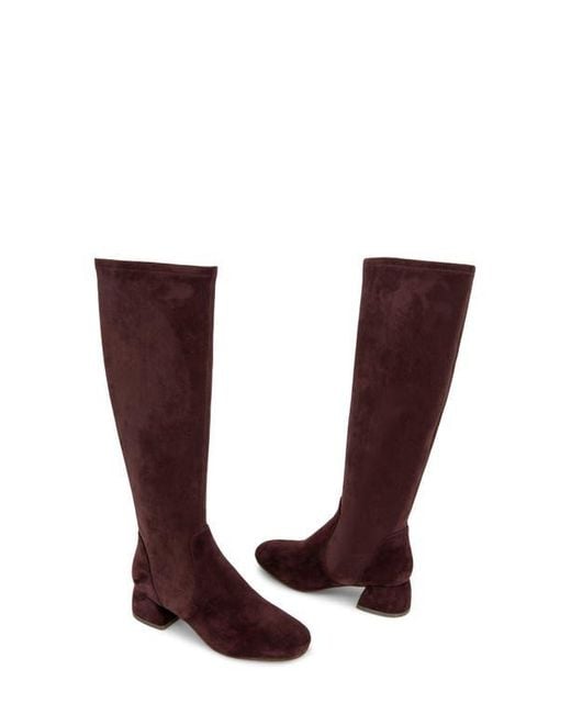 Gentle Souls Red By Kenneth Cole Emma Stretch Knee High Boot
