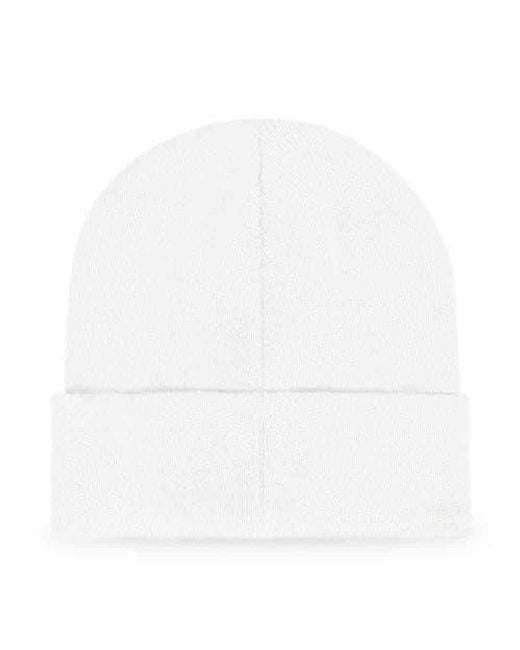 Alix White Butterfly Beanie