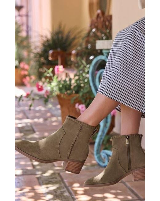 TOMS Green Delilah Western Boot