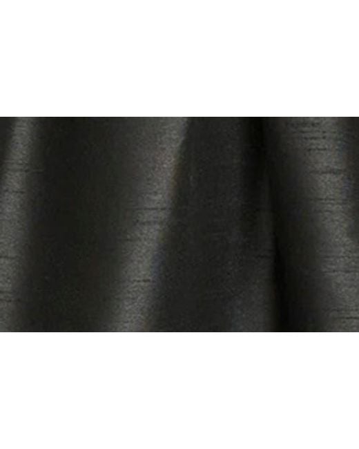 Donna Karan Black Bow Fit & Flare Midi Cocktail Dress