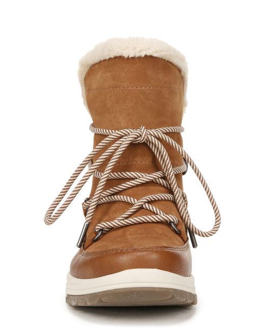 Ryka Alpine Faux Fur Water Repellent Boot in Brown Lyst