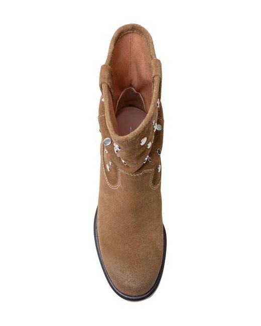 Linea Paolo Brown Terry Studded Slouchy Bootie