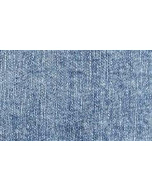 Wash Lab Denim Blue Side Hustle Denim Skirt
