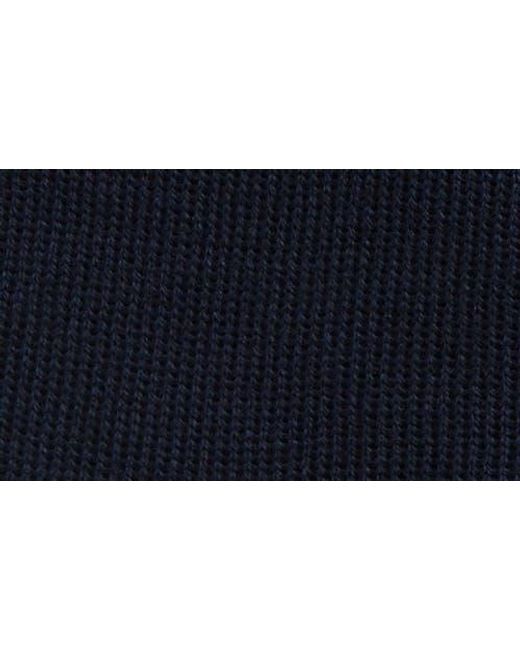 Moncler Blue Logo Patch Virgin Wool Beanie for men