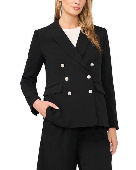 Halogen® Black Double Breasted Blazer