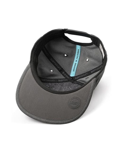 Melin Gray Eagle Hydro 6-Panel Snapback Ball Cap for men