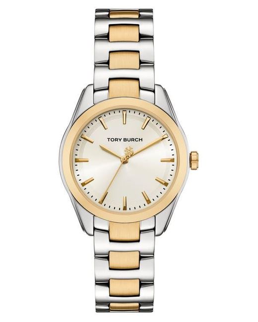 Tory Burch Metallic The Miller Two-Tone Bracelet Watch, 34Mm