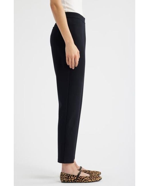 Caslon Black Pull-On Stretch Ponte Cigarette Pants