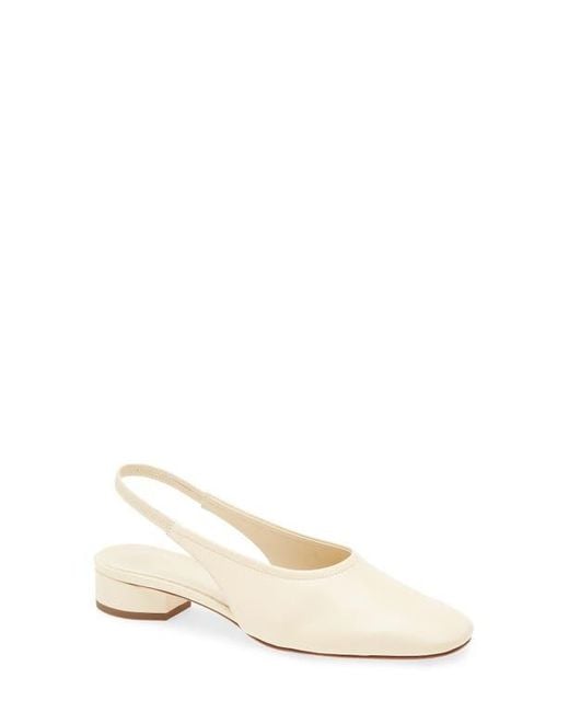 Aeyde Natural Dua Slingback Flat