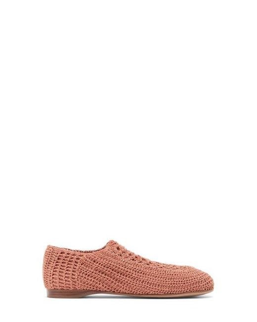 Jeffrey Campbell Pink Nantucket Crochet Flat