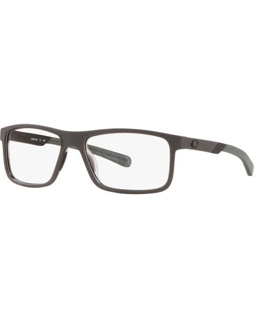 Costa Brown 57Mm Rectangle Optical Glasses for men