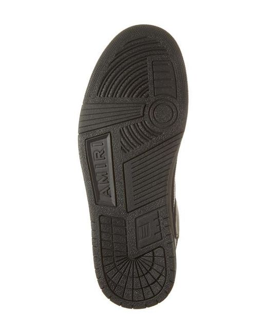 Amiri Black Skeleton Low Top Sneaker for men