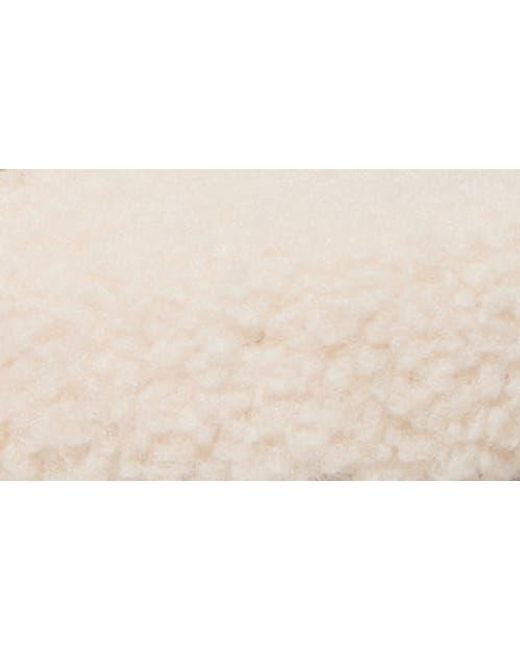 Kate Spade White Halo Genuine Shearling Clog