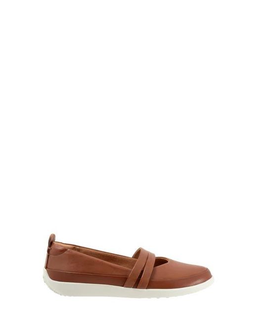 Softwalk® Brown Devon Mary Jane Flat
