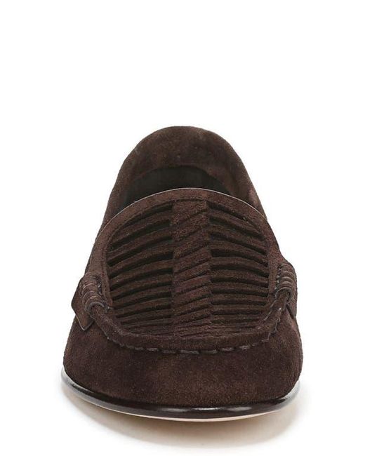 Veronica Beard Brown Cutout Loafer