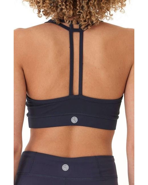 Threads For Thought Blue Malana T-Back Sports Bra