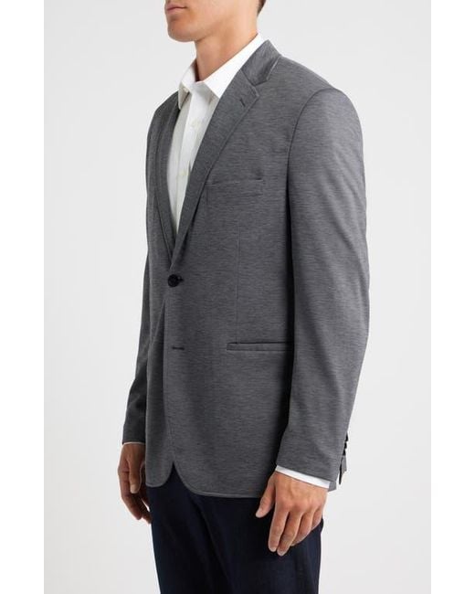 Johnston & Murphy Gray Xc4 Cool Degree Heathered Sport Coat for men