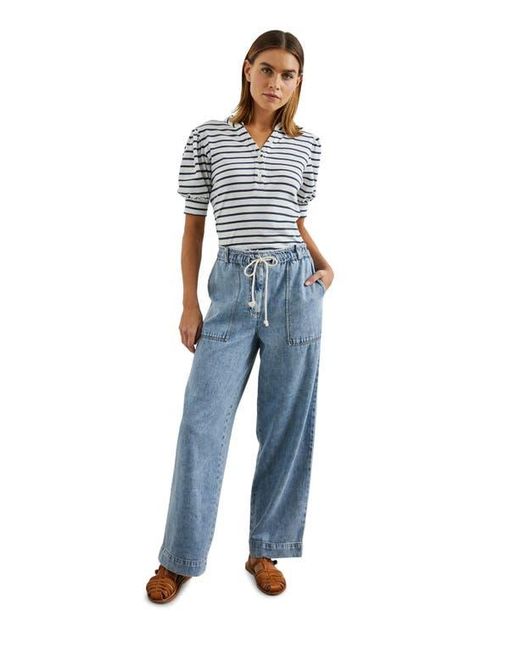 Rails Blue Ryan Wide Leg Drawstring Jeans