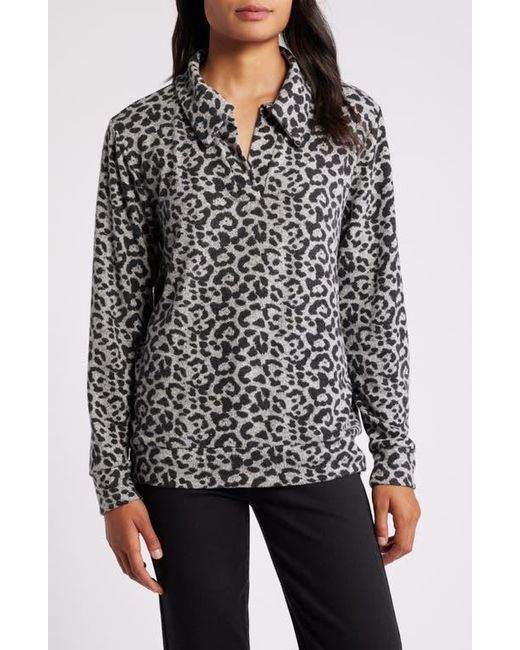 Loveappella Black Johnny Collar Pullover