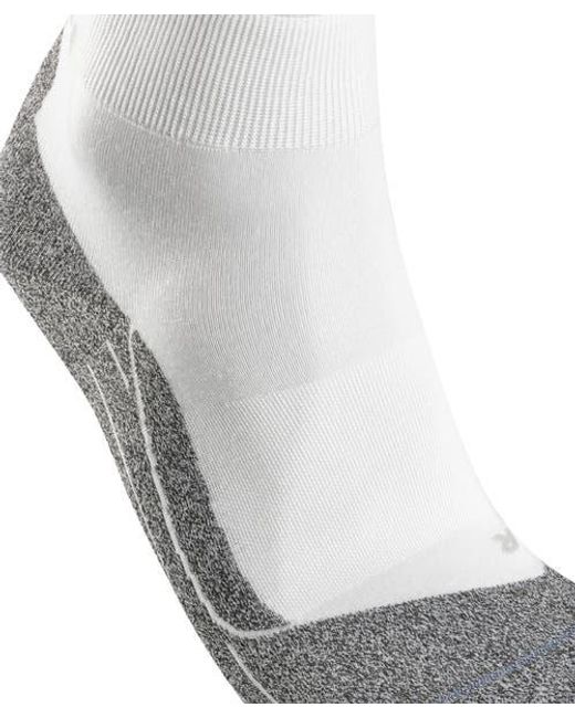 Falke Gray Ru4 Light Performance Running Socks
