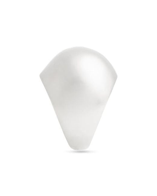 VIDAKUSH White Bubble Statement Ring