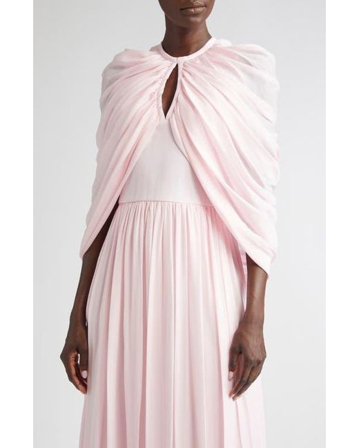 Giambattista Valli Pink Draped Overlay Gown