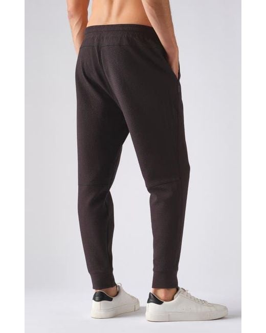 Rhone Black Tribeca Tech Joggers for men