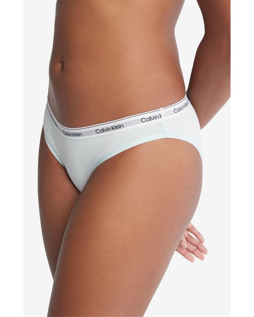 Calvin Klein White Assorted 3-pack Logo Bikinis