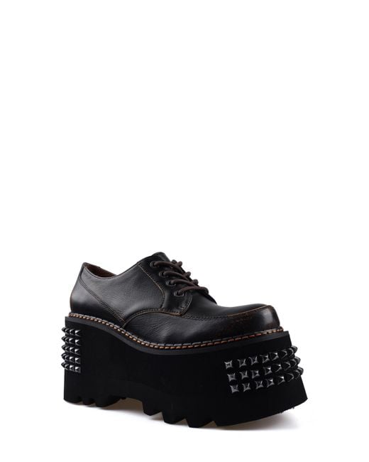 Zigi Black Celestina Stud Platform Derby