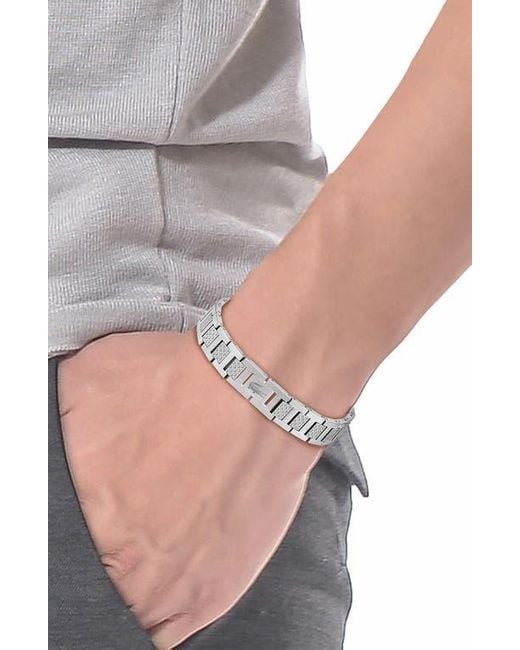 Lacoste White Metropole Bracelet for men