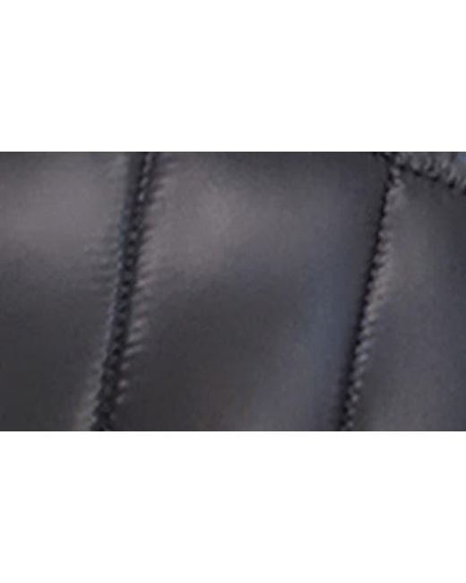 Kensie Black Hooded Puffer Jacket