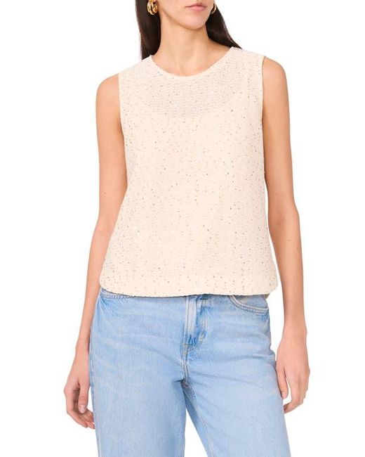 Vince Camuto Blue Sequin Sweater Tank
