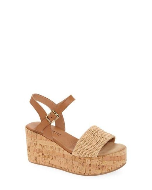Cordani Multicolor Jessica Platform Wedge Sandal