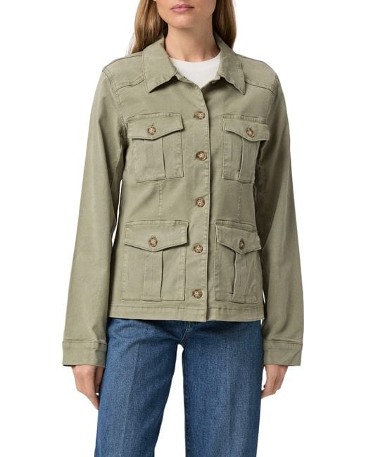 PAIGE Green Stacey Utility Jacket
