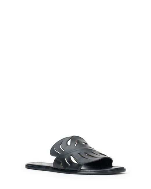 Staud Black Palm Slide Sandal