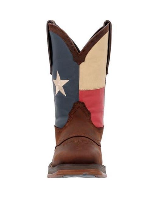 Durango Brown Texas Flag Western Boot for men