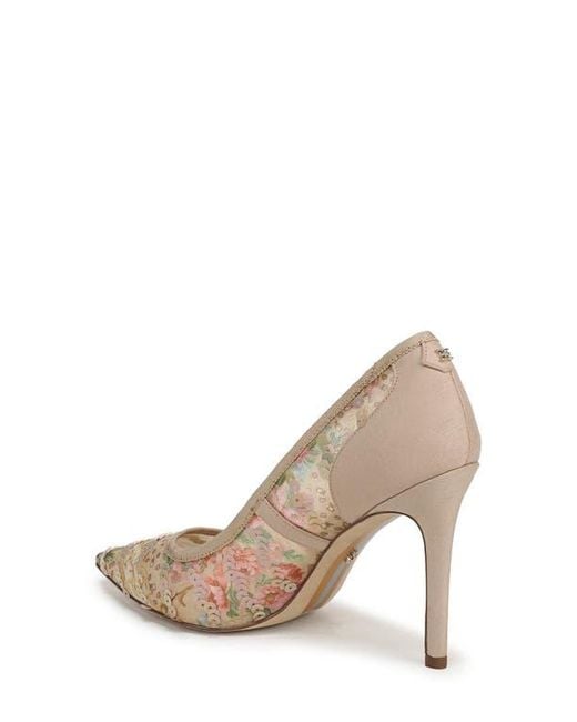 Sam Edelman Natural Hazel Pointed Toe Pump