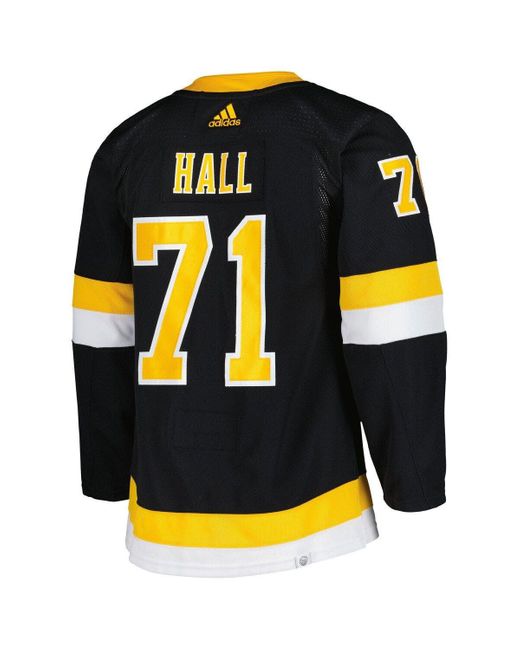 NHL Bruins 71 Taylor Hall White 2022-23 Retro Adidas Men Jersey