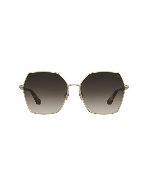 Stuart Weitzman Multicolor 60Mm Gradient Square Sunglasses