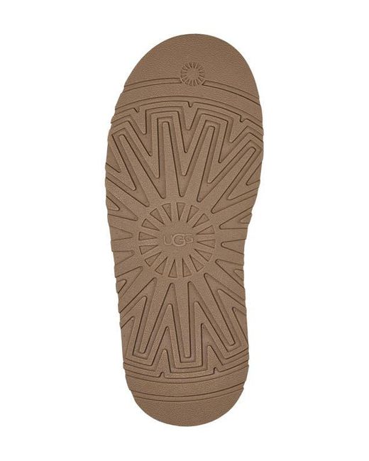 Ugg Brown Bea Genuine Shearling Lined Platform Mary Jane