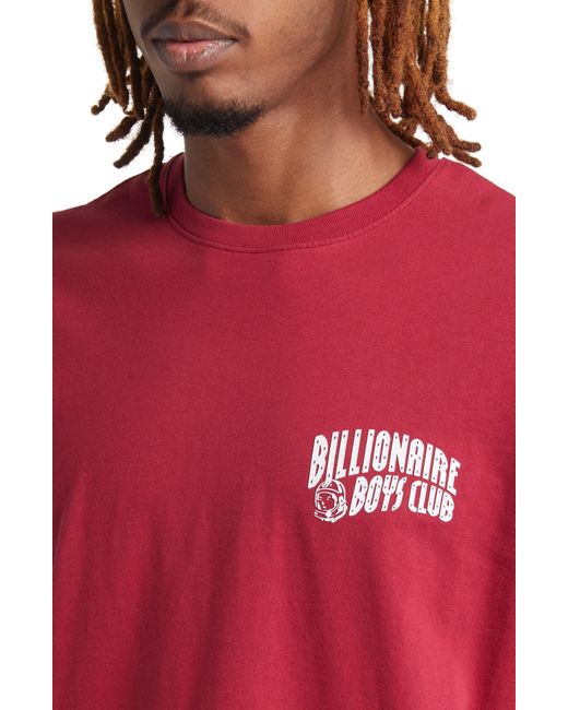 BBCICECREAM Red Arch Logo Long Sleeve Graphic T-shirt for men