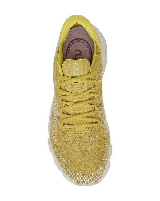 Ryka Yellow Devotion X Walking Sneaker