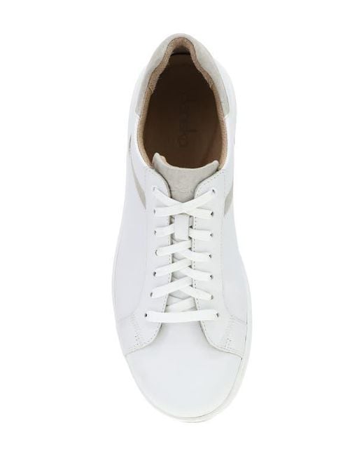 Dansko White Trevor Sneaker for men