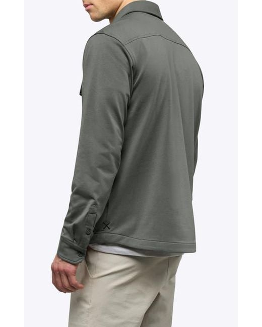Cuts Gray Hyperloop Overshirt for men